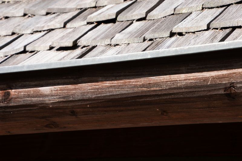 Natural Wood Roof Installation