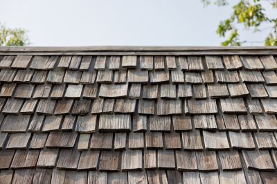 Wood Roof in a Residential Setting